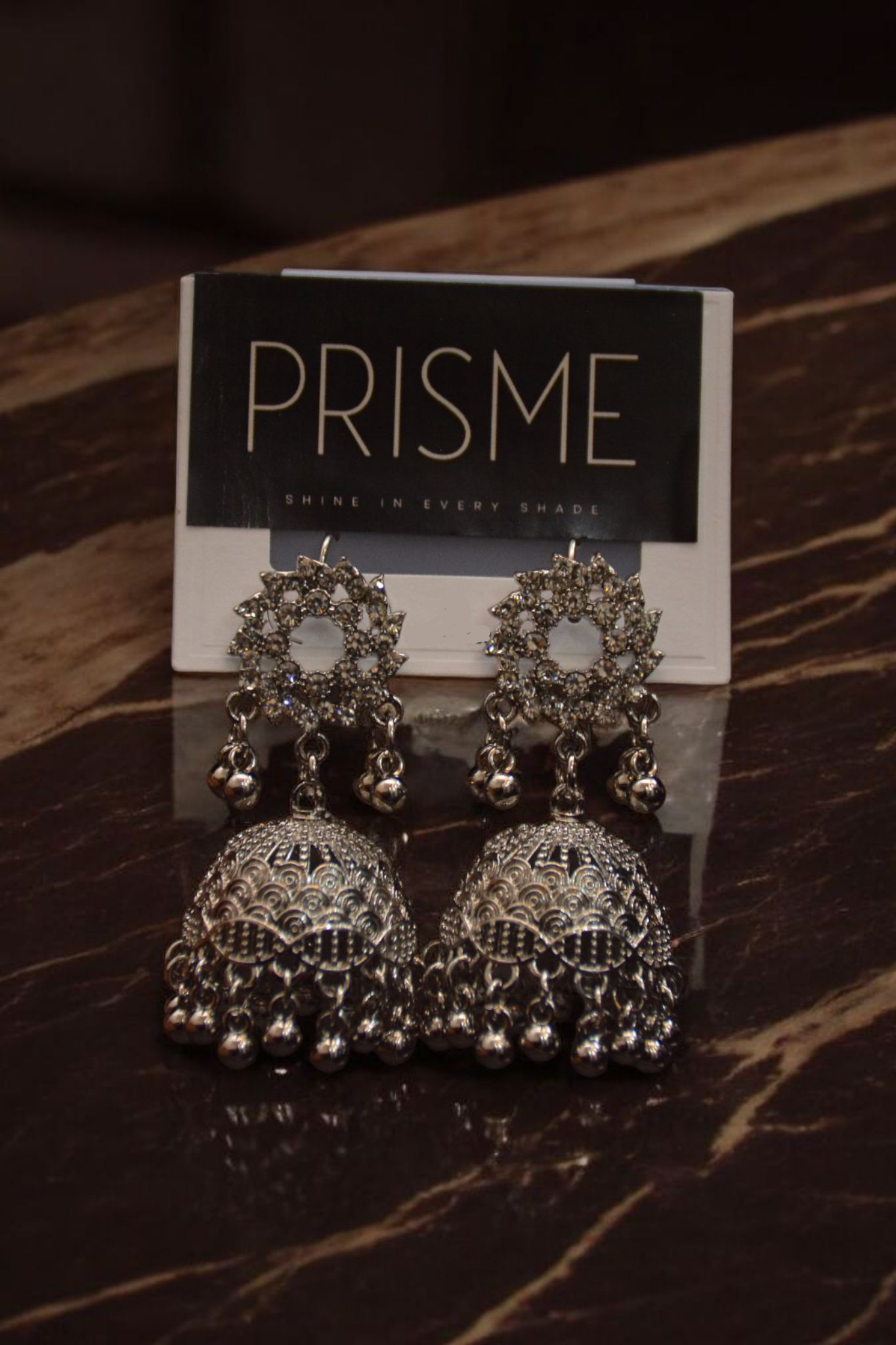 Intricate Ethnic Jhumka Earrings